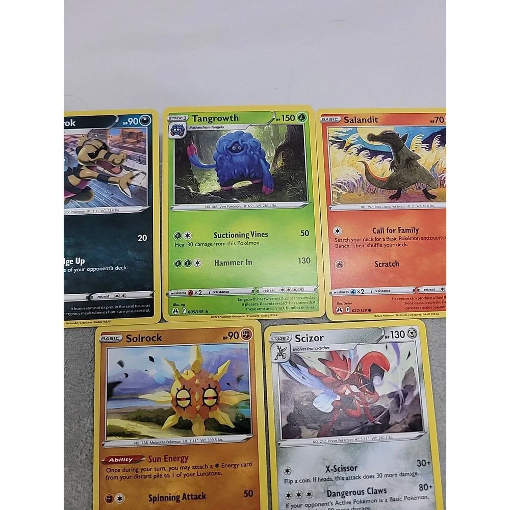 Lot Of 5 Pokemon Cards